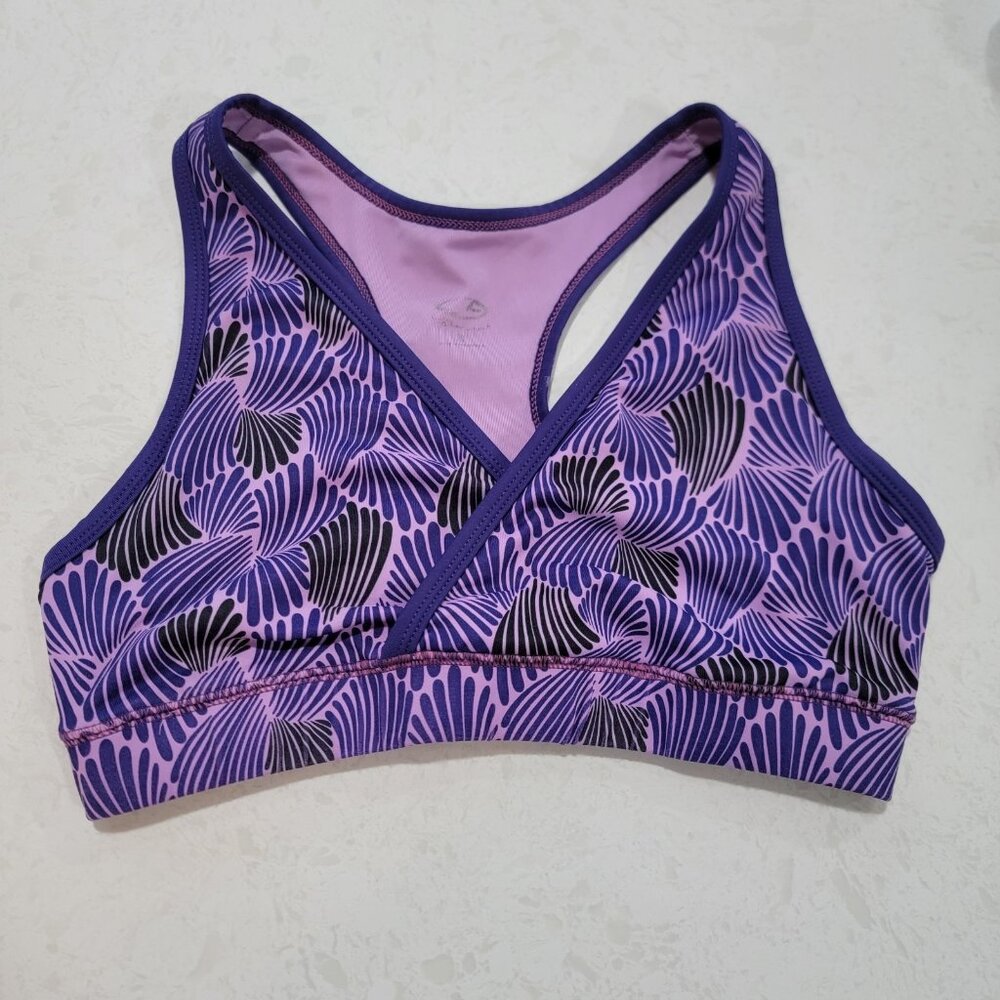 Champion Sports Bra High‎ Support Racer Back Size S Colorful